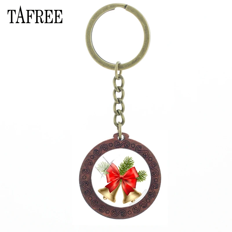 TAFREE винтажный Ретро деревянный брелок изысканный популярный для ключей с