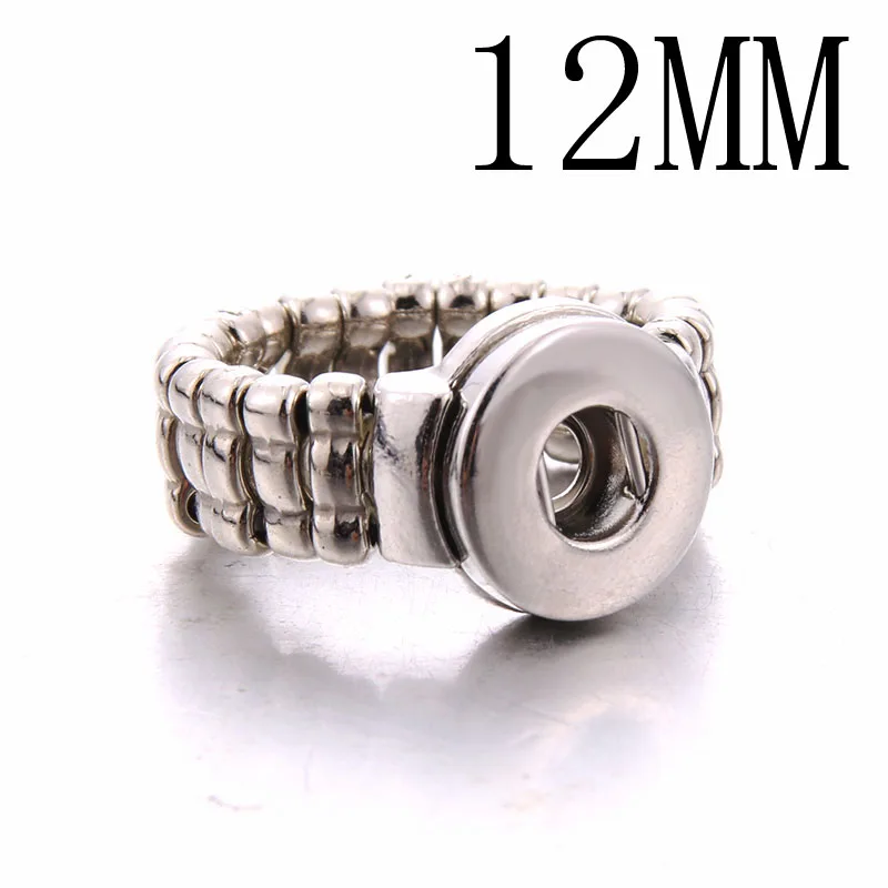 Новые ювелирные изделия клёпки со стразами кольцо 12 мм 18 мм DIY вечерние кольца пояс жизни кнопки кольца - Цвет основного камня: 12mm-4