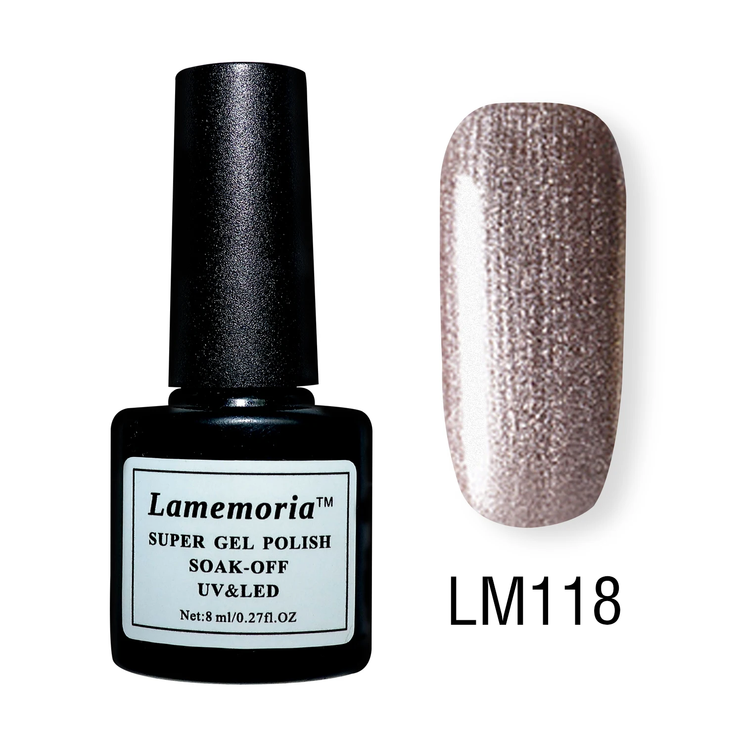LM118 Lamemoria 8 мл голографический Блестящий Гель-лак для ногтей Блестящие Блестки УФ-гель лак лазер замочить от УФ гель для ногтей маникюр Базовое покрытие - Цвет: LM118