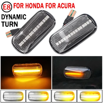

2pcs Led Dynamic Side Marker Turn Signal Light For Honda Stream S2000 CR-V HR-V Civic City Fit Jazz Accord Repeater Signal Light