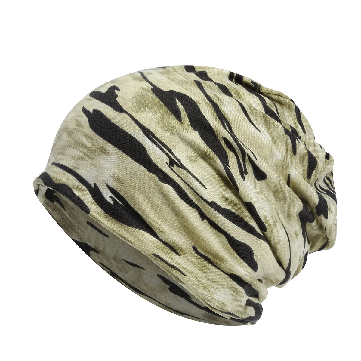 Khaki camouflage Осенне-зимняя шапка, уличная, плюшевая, унисекс, bone, брендовая шапка, мужская, Вязанная, шерсть, шапочки, женские шапки, хип-хоп шапки, камуфляж - Цвет: Khaki camouflage