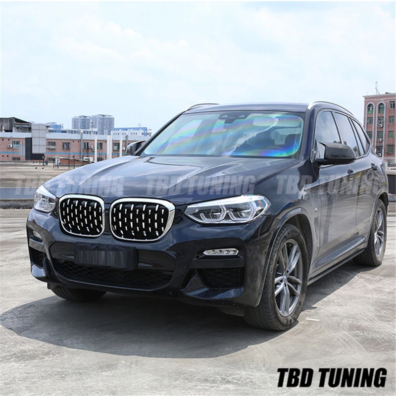 Передние решетки для BMW X3 G01 X4 G02 X3M X4M xDrive25i xDrive28i xDrive30i «метеоритный дождь» Стиль Kindey решетка