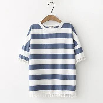 

2018 summer wear short sleeves T-shirt women leisure small and regular bottoming shirt round neck