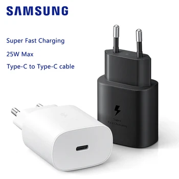 

Samsung Original Charger 25W Super Fast Charging USB-C for Samsung Galaxy Note 10 Note10 Plus Note10+ S10 Type-C Power Adapter