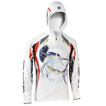 

Men Fishing Clothing Anti-UV Protection Moisture Wicking Long Sleeve Jacket Quick Breathable Sunscreen Fishing Coat BC054