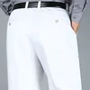 New Autumn Winter thick men casual pants High waist loose trousers stretch High Quality cotton middle-aged men's straight Pants ► Photo 1/6