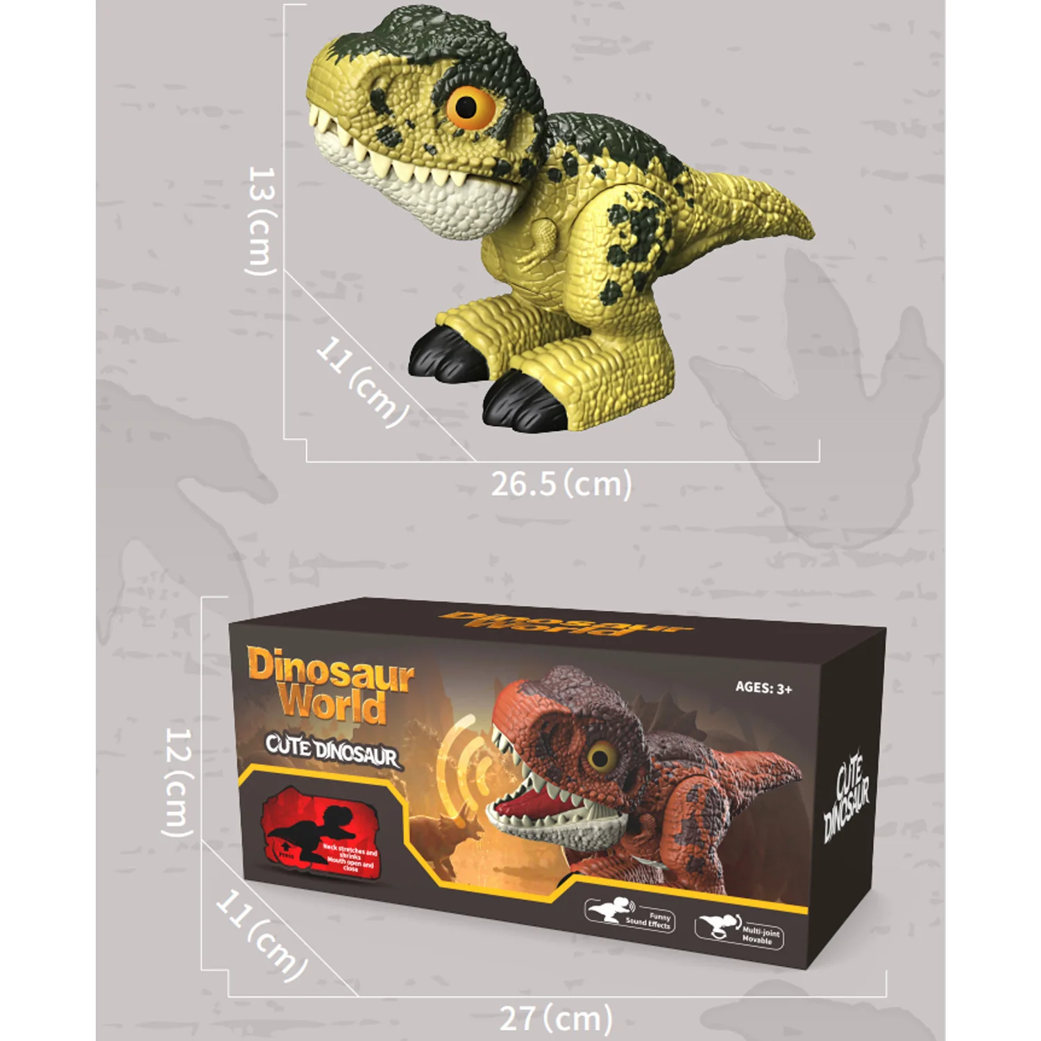 Indovemo Toy Animals for Boys Girls Jurassic Dinosaur World