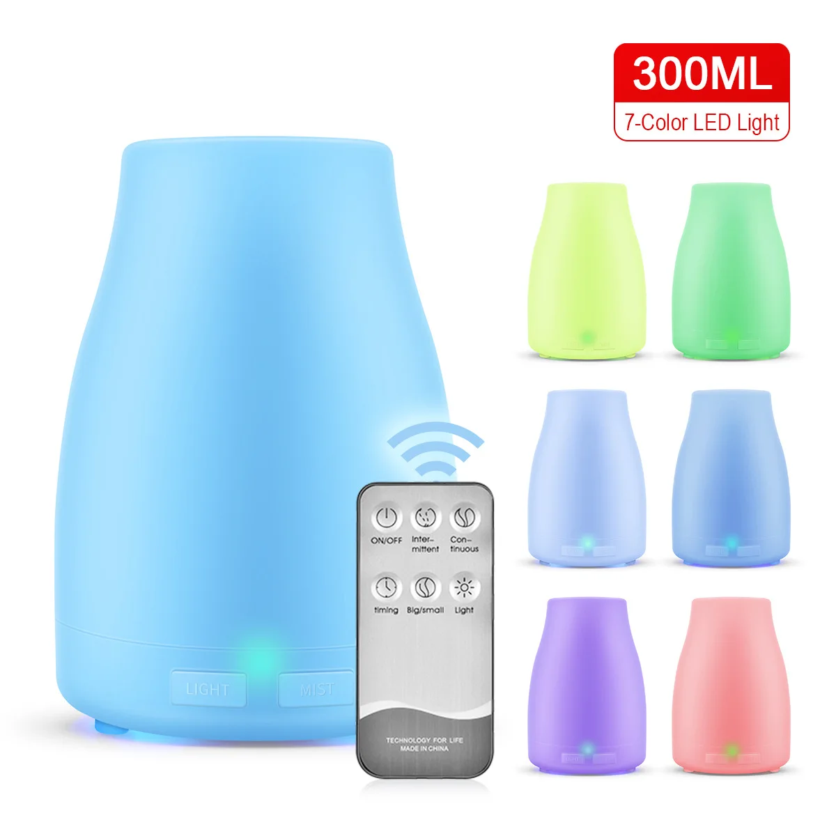 

New Style 300ml Sake Bottle Remote Control-Humidifier Household Environmentally Friendly Air Spray Mini Ultrasonic Aromatherapy