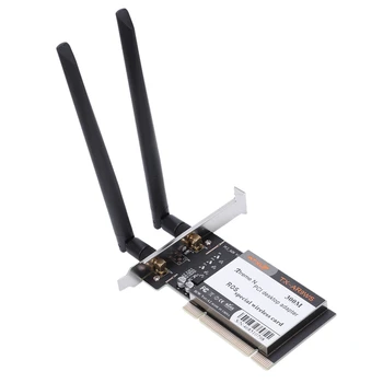 

AR9220 802.11A/B/G/N 2.4GHz/5GHz 300Mbps Desktop PCI WiFi Adapter Wireless Network Card for ROS/Windows 7/8/10