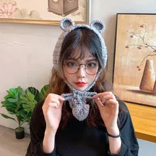 Милые наушники для девочек; детские зимние аксессуары; наушники для ушей; зимние теплые наушники; вязаные детские наушники; Зимние теплые наушники