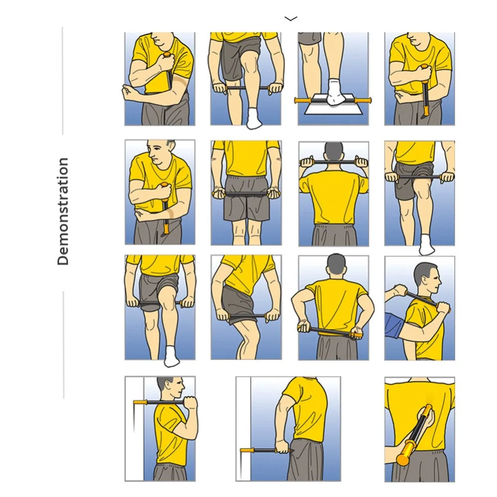 M2 Мышцы Тренажерный зал Йога массажный ролик мышцы тела Расслабляющий ...