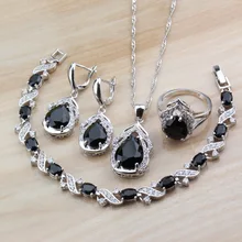 Западный панк стиль 4 шт. висячие серьги/браслет/кольцо 925 серебряные ювелирные наборы для женщин для модного костюма на вечеринку подарочная коробка