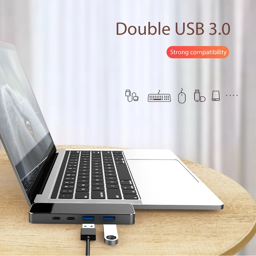 Usb c usb-хаб разветвитель USB 3,0 HDMI Micro-SD TF кард-ридер адаптер док-концентратор для ноутбука ПК адаптер кабель usb type c
