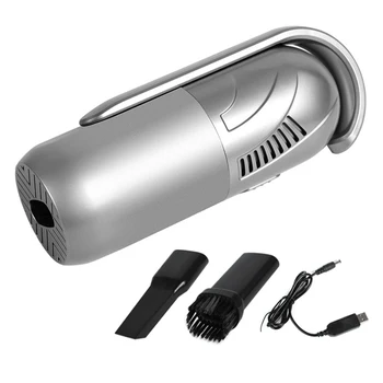 

NEW-Wireless 5200Pa Car Vacuum Cleaner 12V Cordless Powerful Cyclone Suction Wet/Dry Vacuum for Auto Home Handheld Vacuums