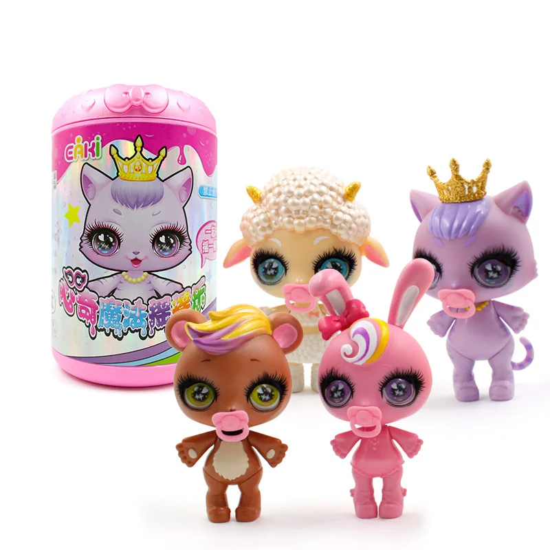 

Original EAKI Poopsie Surprise Magic shake Slime Cans Sparkly Critters Slime Squishy Stress Reliever Toys