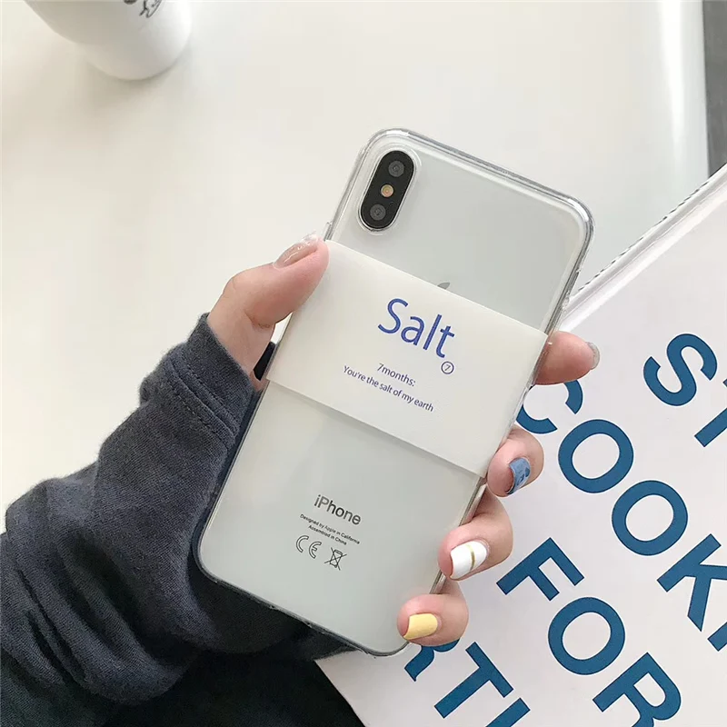 Прозрачная пара этикеток для мягкого iphone 11 чехол 11Pro max XS MAX XR X 6 6s 7 8 plus силиконовый