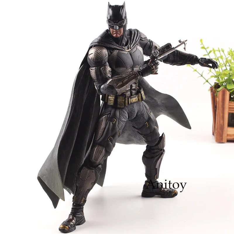 Play Arts Kai Justice League Фигурки № 1 Playarts Kai Batman статуя Тактический Костюм Ver. ПВХ Коллекционная модель игрушки 25 см wi