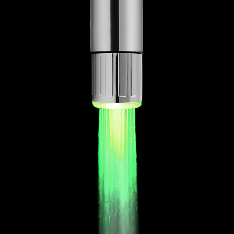Description Picture 6 of itemLED Faucet Light Tap Nozzle RGB 7 Colors Change Blinking Temperature Faucet Aerator Water Saving Kitchen Bathroom Accessories