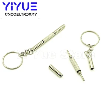 

Portable 3 in 1 Keychain Screwdriver Eyeglass Sunglasses Watch Repair Kit Tool