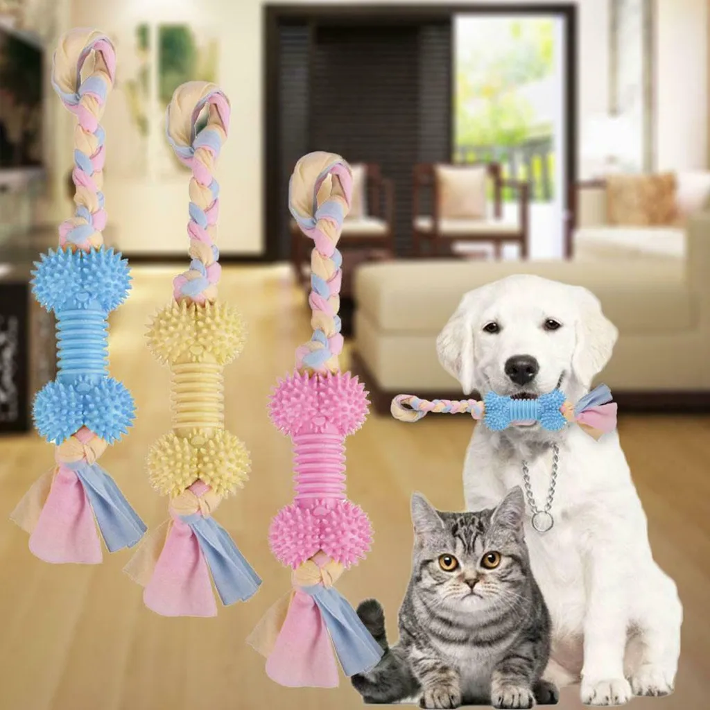 Питомец собака жевательная игрушка для щенков для зубов прорезывание зубов молярные зубы чистый тренировочный игровой инструмент