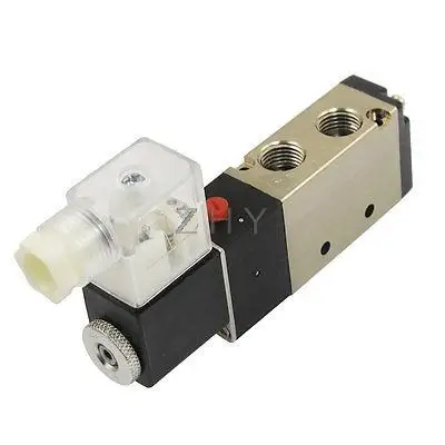

DC 12V 3W 250mA 2 Position 5 Way Electromagnetic Solenoid Valve G1/8" G1/4