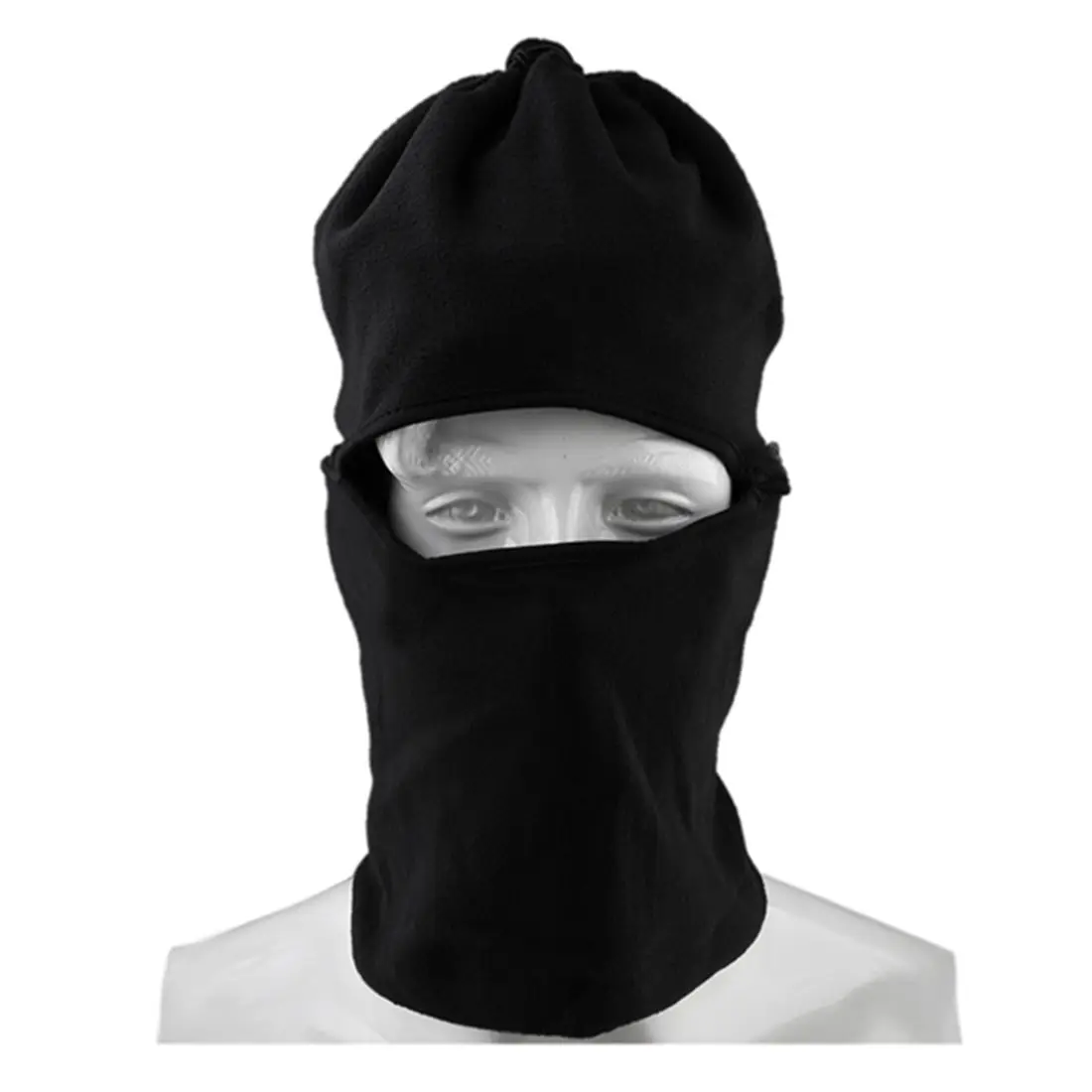 Черная многофункциональная велосипедная уличная Лыжная теплая маска CS Police термальная флисовая Кепка шарф