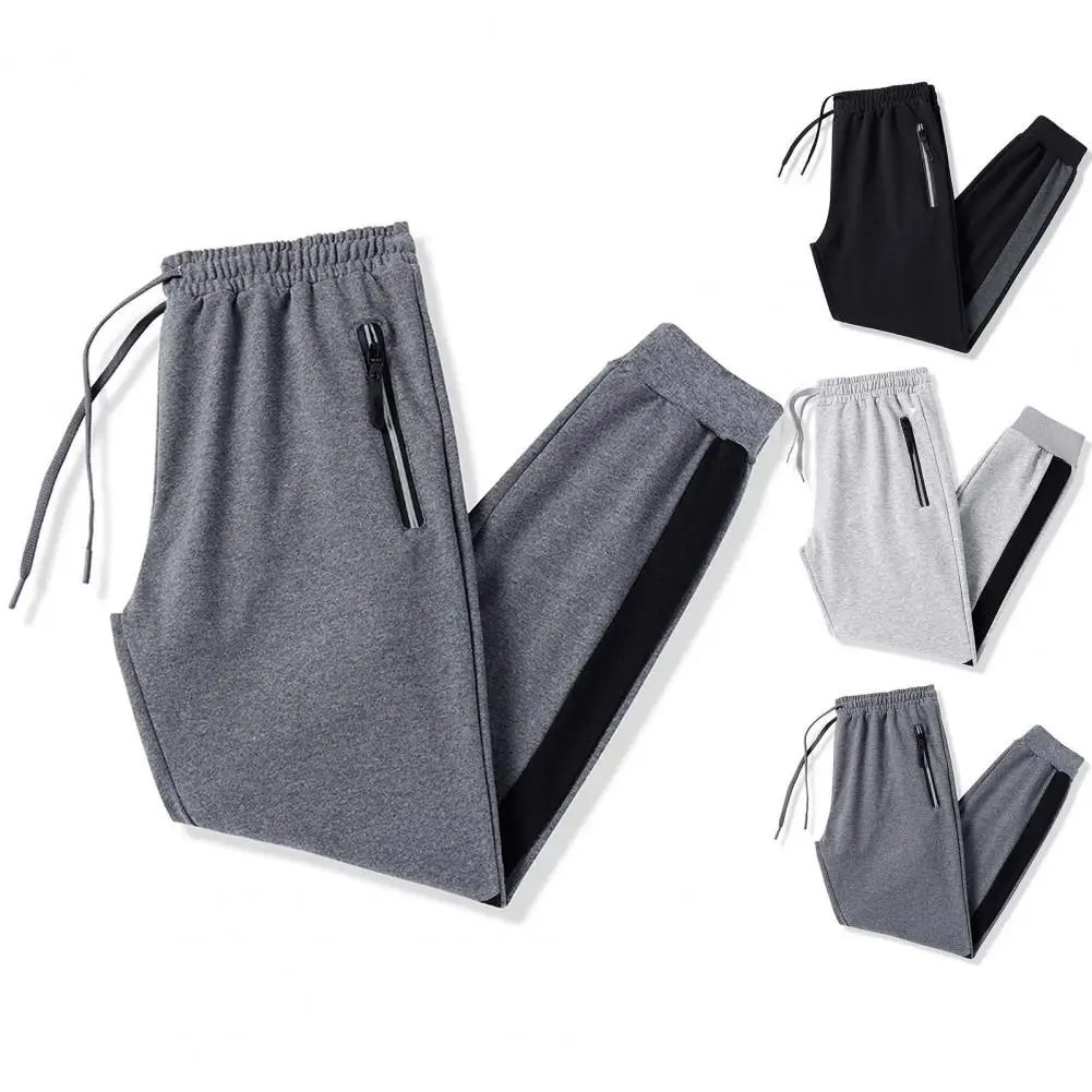 발목 줄무늬 환상적인 레저 남성 바지 Drawstring 바지 긴 스포츠