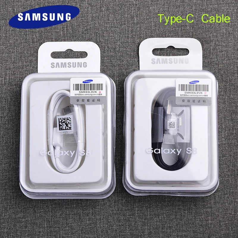 Кабель Samsung S8 S9 Type C 100% оригинал кабель для быстрой зарядки Galaxy USB 3 1 S10 Plus S10e note 8 9 A70
