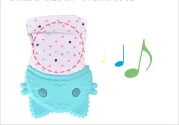 

200pcs Baby Silicone Teether Newborn Cat Pacifier Glove Child Give Up Sucking Fingers Safety Baby Teethers Chewable Teething