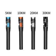 Tipo da pena do verificador da fibra ótica de ftth localizador visual da falha da luz do laser vermelho para 1mw/5mw/10mw/20mw/30mw