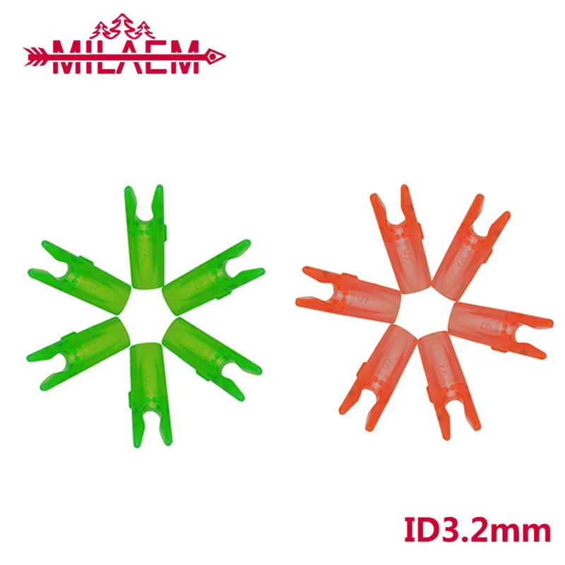 

50/100pcs Archery Arrow Nock Pin Nock for ID3.2mm Carbon Arrow Fiberglass Arrow Nock Pin Outdoor Accessories