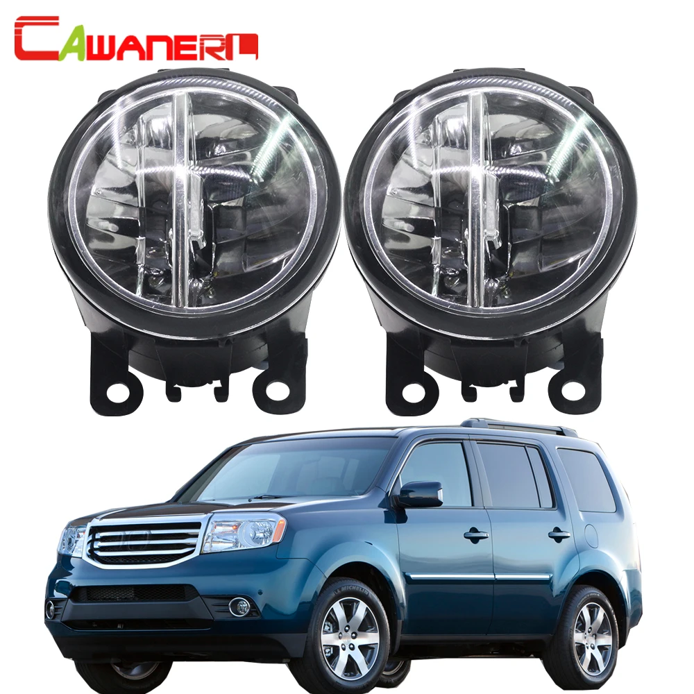 Cawanerl для Honda Pilot 3.5L V6 2012 2015 стайлинга автомобилей светодиодный лампы 4000LM туман