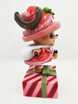 

16cm Anime ONE PIECE Tony Tony Chopper Christmas Gift Cute PVC Action Figure Resin Collection Model Toy Doll