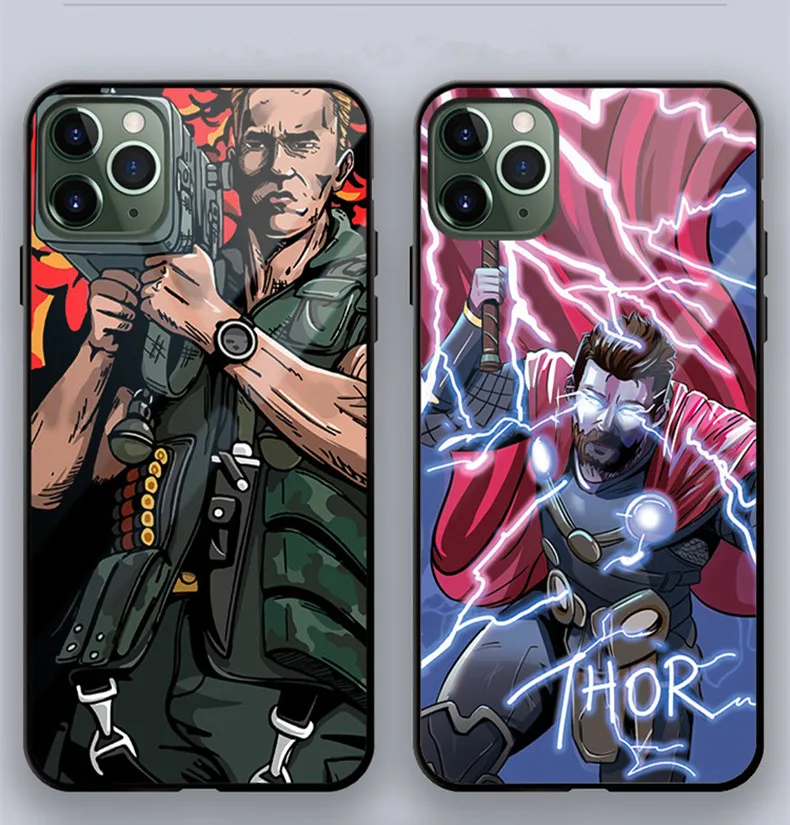 Крутой чехол Arnold Schwarzenegger movie Commando 1985 Poster чехол из закаленного стекла для телефона для iPhone 11 PRO MAX i11 Pro 11Pro