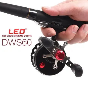 

DWS60 4 + 1BB 2.6:1 65MM Fly Fishing Reel with High Foot Fishing Reels Left Hand Fishing Reel