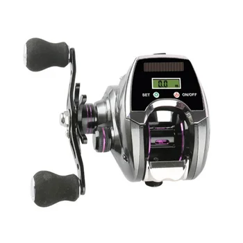 

NEW Intelligent Digital Display Lure Counting Fishing Wheel 6 +1 Ball Bearing Bait Casting Reel Baitcast With Digital Display