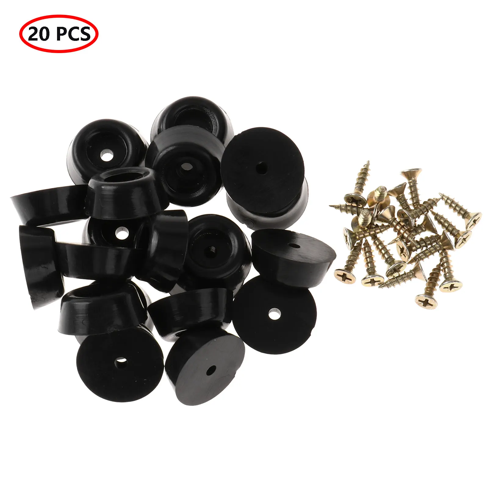 20PcsFurnitureHardwareMatsNonSlipCuttingBoardRubberFeetGrips