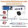 H.265 + 8CH 5MP POE Система безопасности камера комплект аудио запись Rj45 IP камера ИК Открытый водонепроницаемый CCTV видео наблюдения NVR набор ► Фото 2/6