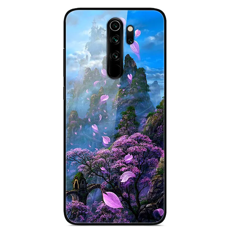 6 Для Xiaomi Redmi Note 8 Pro Чехол из закаленного стекла жесткий чехол для телефона для Xiaomi Redmi Note 8Pro задняя крышка Redmi Note8 Pro Fundas - Цвет: 6