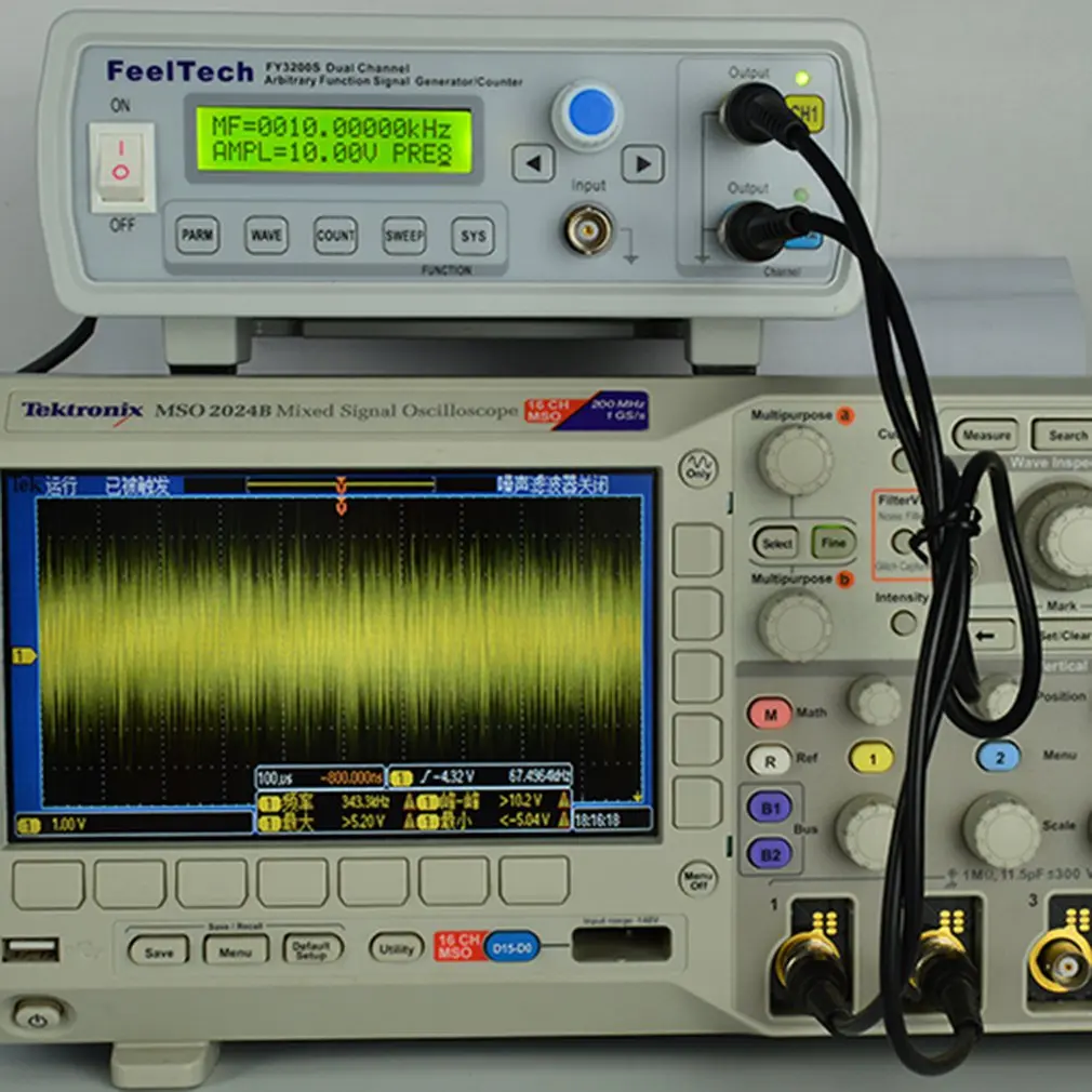 Falltech FY3200S 6 МГц цифровой DDS двухканальный функция источник сигнала Генератор произвольной формы/импульсный частотомер США