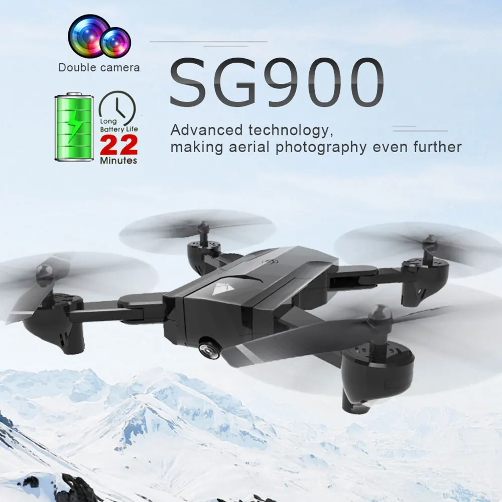 

SG900 Drone with 720P Camera HD 22minutes long flight Professional FPV Quadcopter RC Helicopter Follow Me PK SG900S US Stock