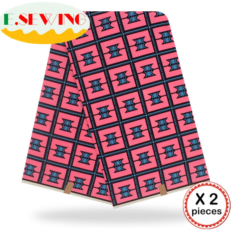 Анкара африканская восковая печатная ткань 12 ярдов Хлопок Воск Гана воск нигерийский стиль для шитья африканские платья одежда 111841