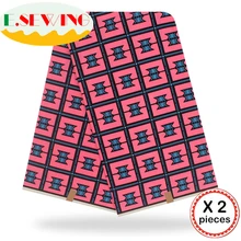 Анкара африканская восковая печатная ткань 12 ярдов Хлопок Воск Гана воск нигерийский стиль для шитья африканские платья одежда 111841