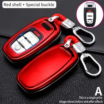 

Hot Sale ABS Carbon Fiber Car Key Remote Case Cover Holder Case For Audi A1 A2 A3 A4 A5 A6 A7 A8 Quattro Q3 Q5 Q7 2009 - 2015