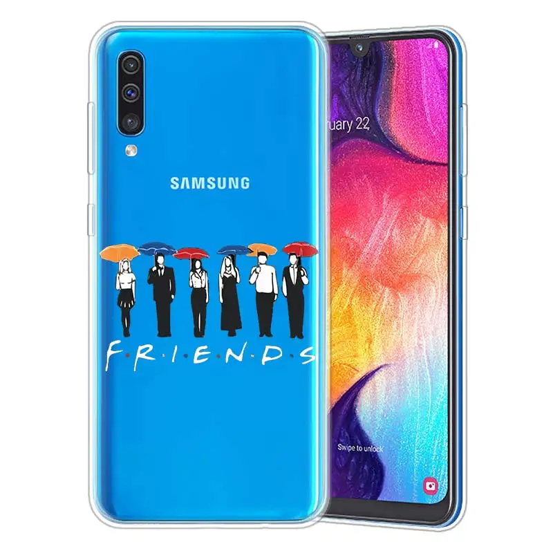 Друзей вместе популярный чехол для samsung Galaxy A50 A20 e A70 A80 A60 A40 A30 A10 s A9 A7 A8 A6 плюс силиконовый мешок чехол для телефона - Цвет: S06