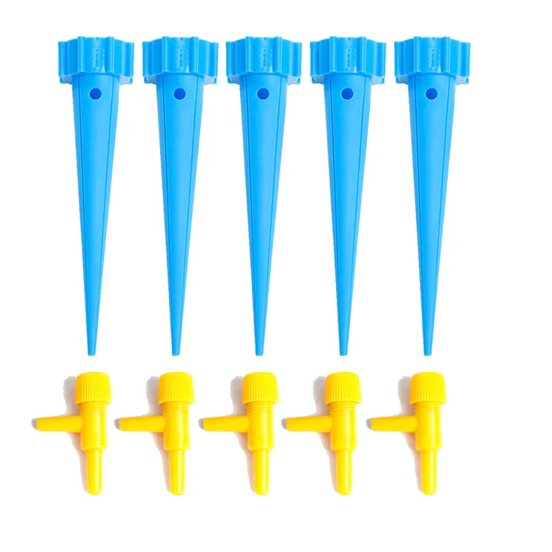 5PC blue Полезная самополивающаяся регулируемая система колья для отпускных растений, самоавтоматическая система полива шипов, оросительная система - Цвет: 5PC blue