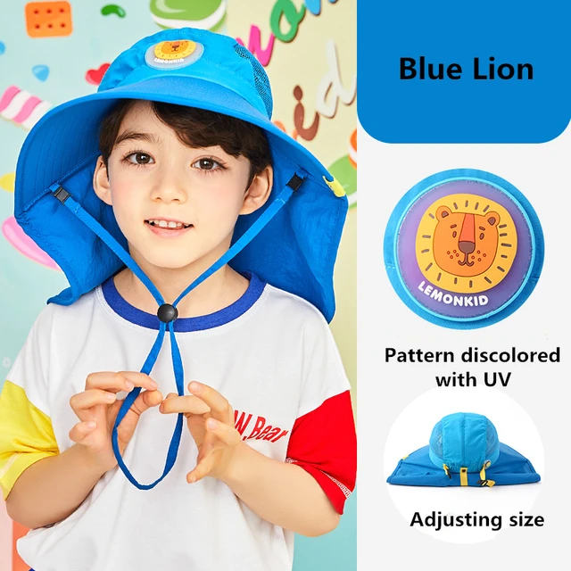 Kid Fashion Big Sun Hat Beach Hat Anti-uv Sun Protection Folding Cap  Children Summer Hot Travel Hat Wide Brim Wide Beach Hat - Kids Hats & Caps  - AliExpress