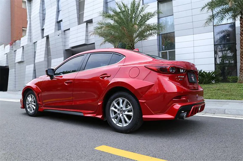 CEYUSOT для автомобильных аксессуаров, комплект кузова mazda 3-, Мазда 3, внешний вид автомобиля, Специальный ABS материал, автомобильный Широкий кузов, комплект 4 шт