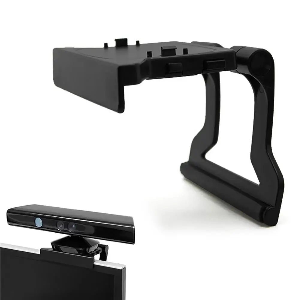 Supporto Per Videocamera Somatosensoriale Kinect Durevole Nero Supporto Per Fotocamera Per Xbox 360 Tv Salva Spaziatura