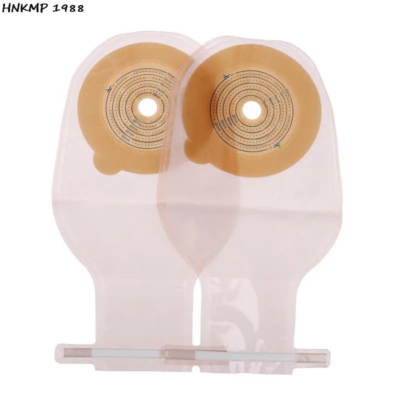 10Pcs Colostomy Bags 15-65mm Stoma Pouch Bags One-piece Open Ostomy Bags Skin Color No Need Clip Translucent Colostomy Bag 3